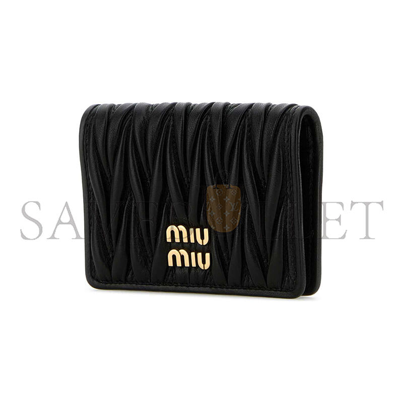 M1v M1v black nappa leather card holder 5mc103 (11.5*8*1cm)